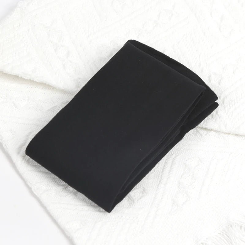 Women Colorful Sexy Pantyhose Lolita Candy Colors Kawaii Lady Qme black One Size
