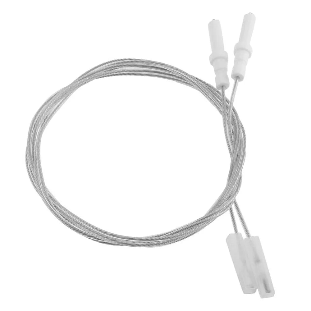 2pcs 35/40/45mm Gas Cooktop Stove Spare Igniter Electrode Spark Plug 900mm Wire Ignition Ceramic Pin For Most Brand Gas Cooker Qme