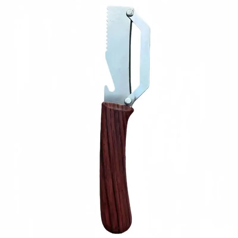 Multifunctional Kitchen Peeler Stainless Steel Scallion Slicer Fruit Qme A4
