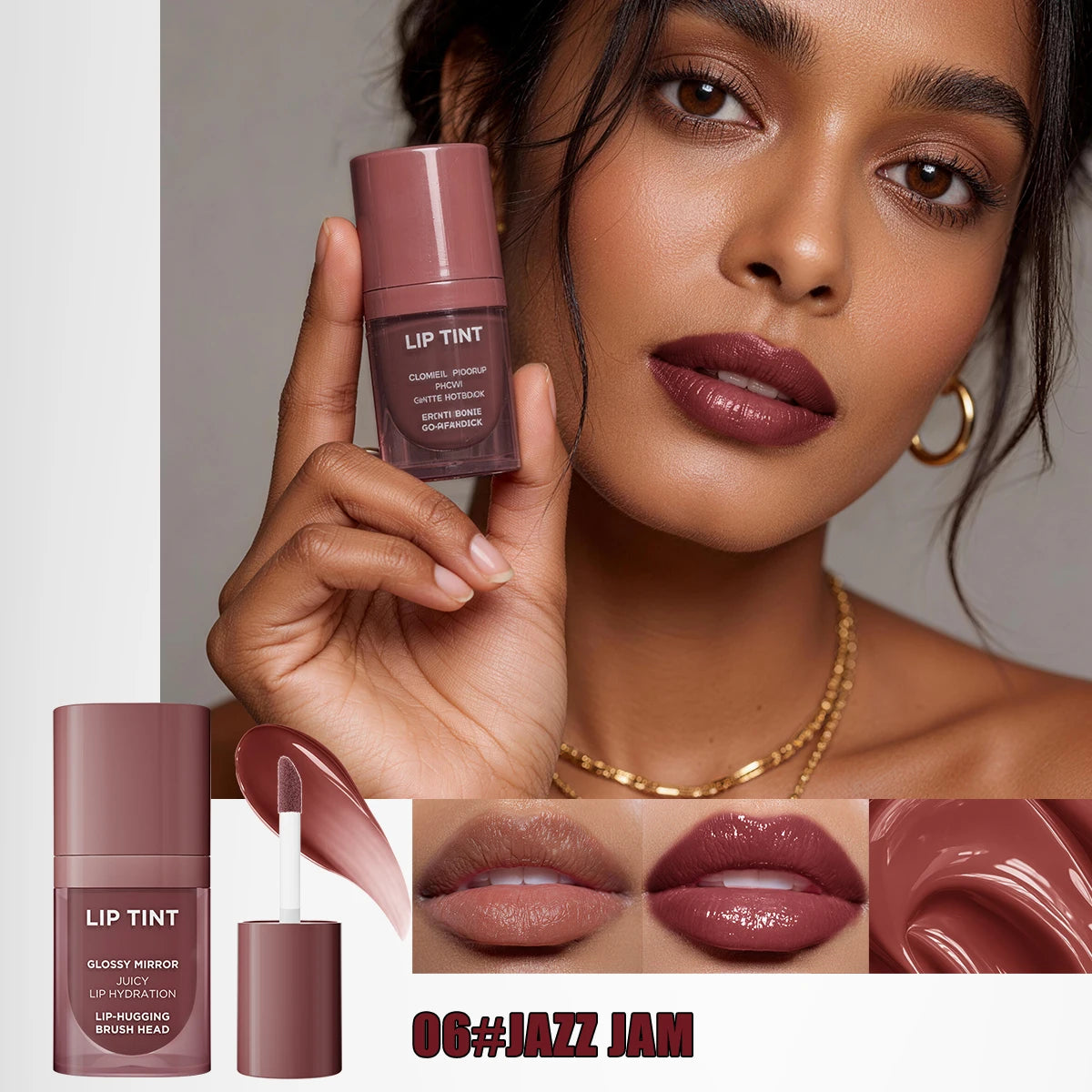 Velvet Lip Gloss Matte Lip Tint Waterproof Non-stick Cup Anti-fade Moisturizing Long Lasting Plump Lip Makeup Qme 9911-6