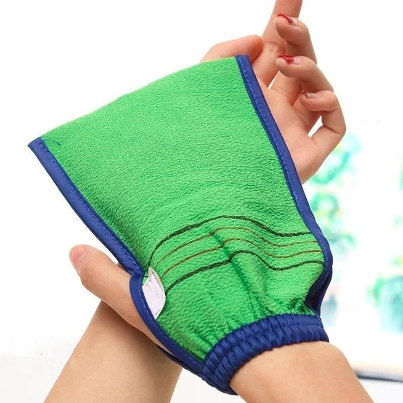 1PC Double-Sided Towel Korean Exfoliating Bath Washcloth Body Scrub Shower Towel For Adults Coarse Grain Towel Bath Supply Qme