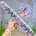 Clowmi Black-purple Hair Clips Ties Cartoon BB Gentle Cute Qme 1
