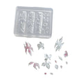 3D Ice Crystal Flower Silicone Nail Art Mold DIY Acrylic Manicure Qme A1