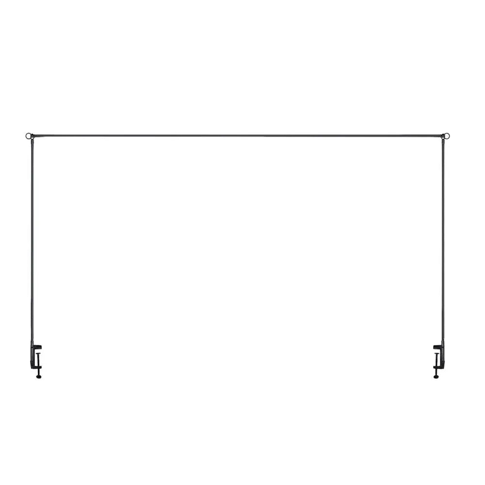 Balloon Arch Stand Adjustable Table Arch with Clamps Dining Background Rack for Daily Swing Event Catering Wedding Halloween Qme Standard Black