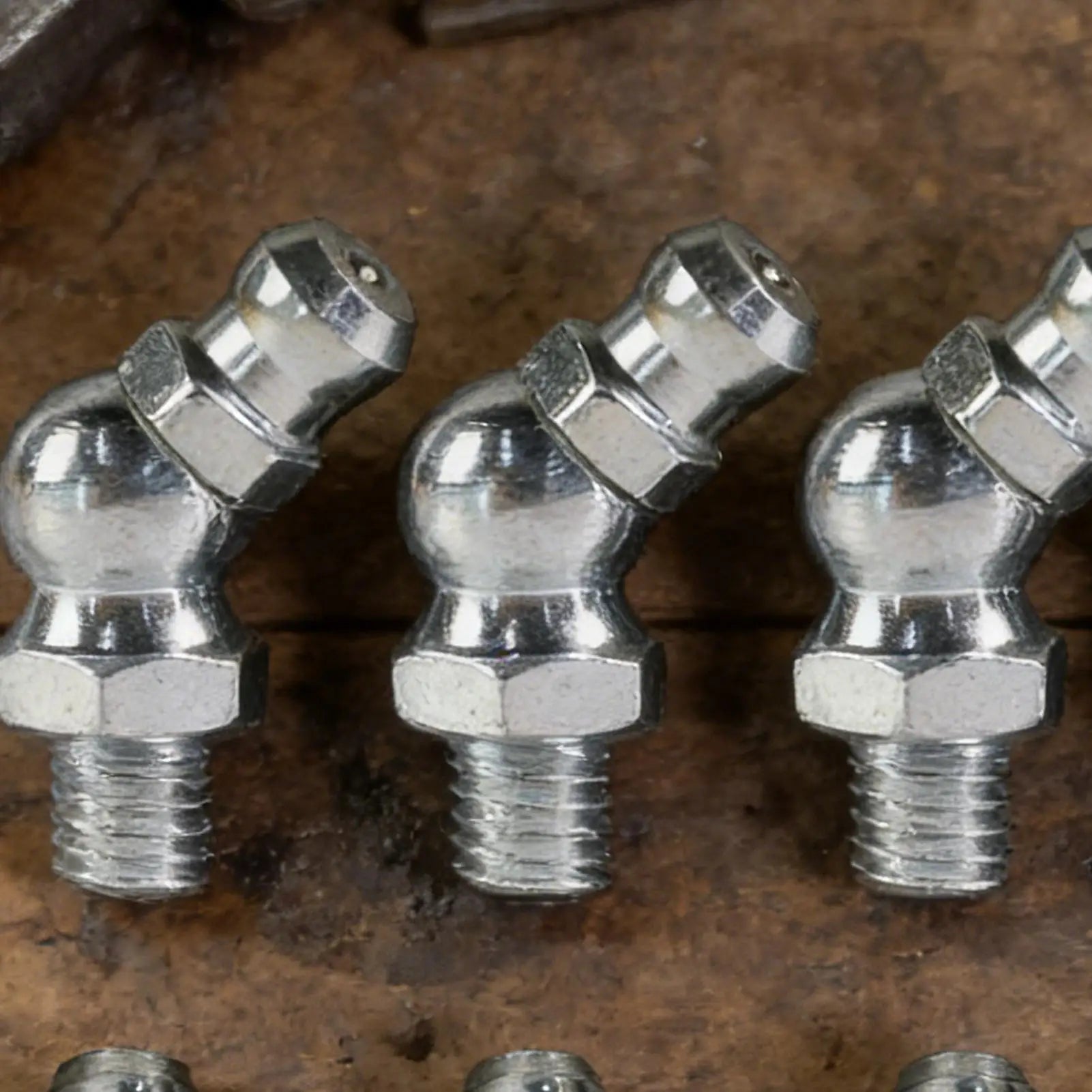 Grease Fittings 90 Degree Elbows Hydraulic Nipples 10-Pieces Metric Qme