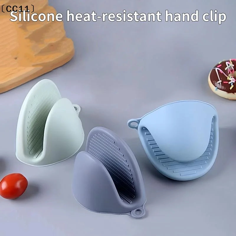 Baking Silicone Oven Mitts Microwave Glove Heat Insulation Anti-slip Qme