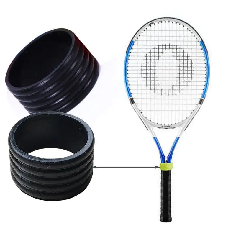 Lot Silicone Tennis Racket Grip Ring Handle Closure Rubber Qme