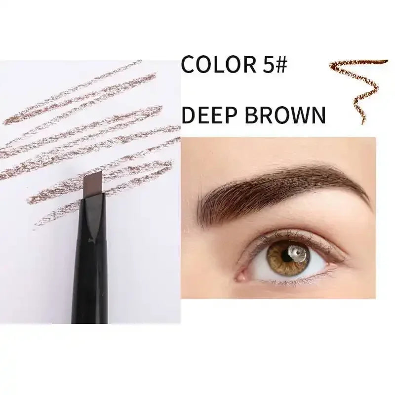 Professional Eye Brow Tint Cosmetics Natural Long Lasting Paint Eyebrow Waterproof Black Brown Eyebrow Pencil Makeup Cosmetics Qme 05