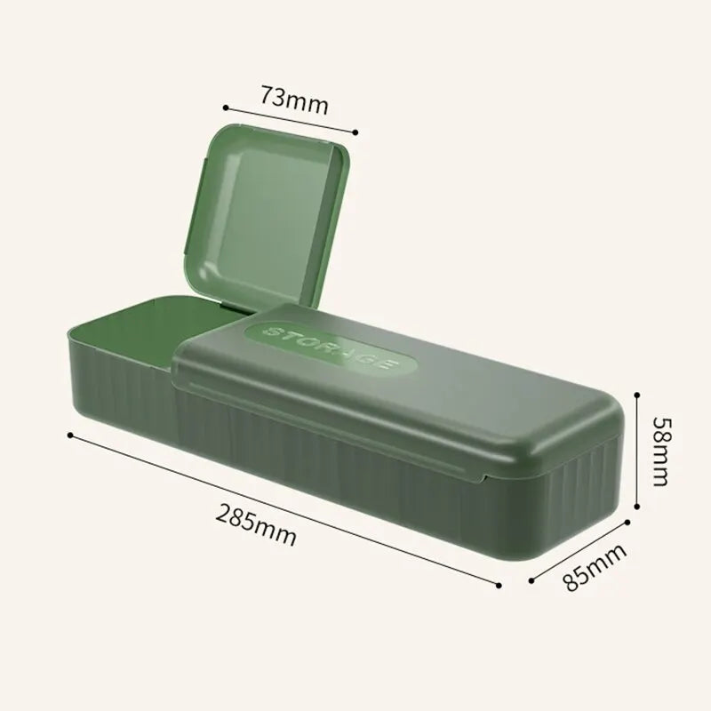 With 7 Compartments Organizer Charger Cord Storage Box Data Cable Storage Case Reusable Cable Storage Box For Home Travel New Qme