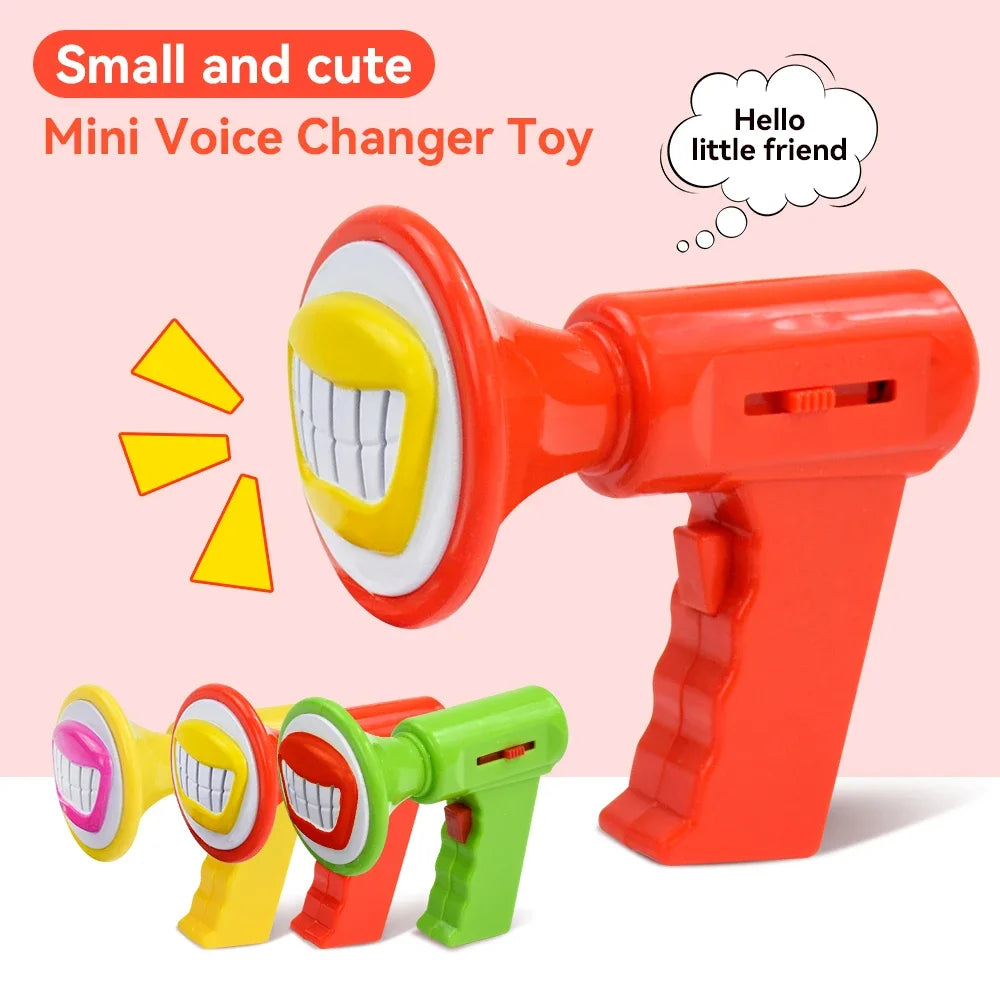 Mini Children's Voice Changing Toy With 6 Sound Effects, Role-Playing Voice Speaker Children's Handheld Amplifier Parody Kid Toy Qme