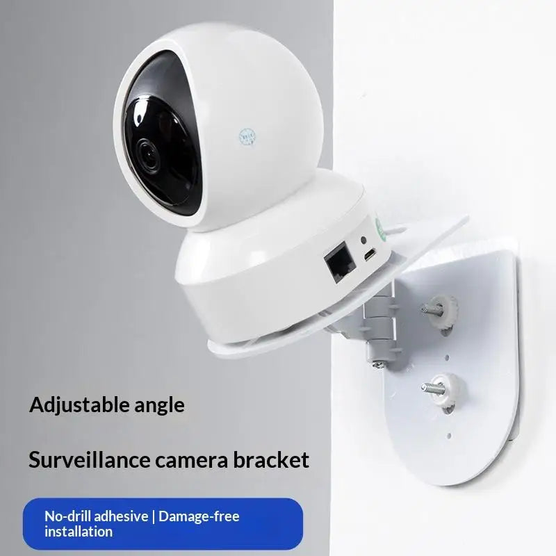L Shape Camera Wall Mount Bracket Nail Adhesive Base PTZ Models Qme