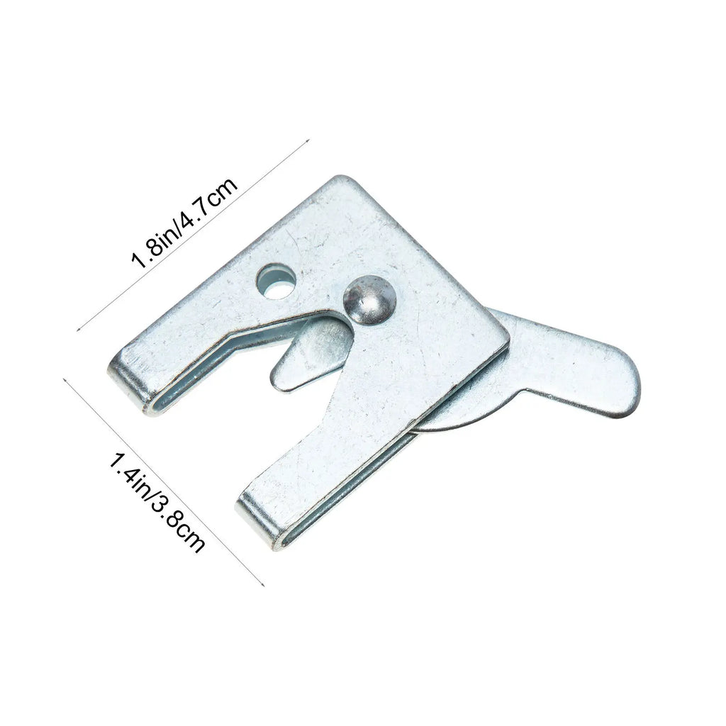 4Sets Cage Door Lock Exquisite Appearance Simple Installation Pet Cage Automatic Latch for Bird Rabbit Ferret Small Animal Qme
