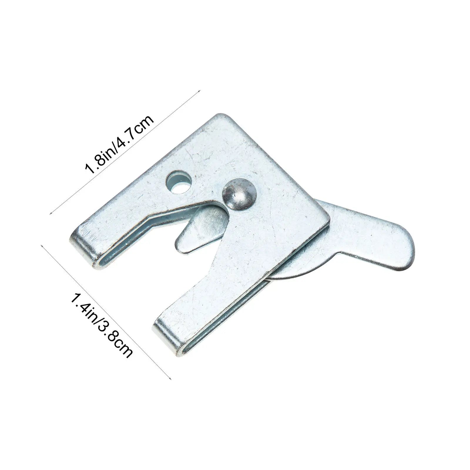 4Sets Cage Door Lock Exquisite Appearance Simple Installation Pet Cage Automatic Latch for Bird Rabbit Ferret Small Animal Qme