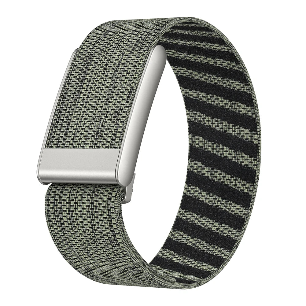 Soft Wrist Band Wear Resist Replacement Watch Strap Breathable Adjustable Nylon Band for WHOOP 5.0/ SportFlex Accessories Qme Green D