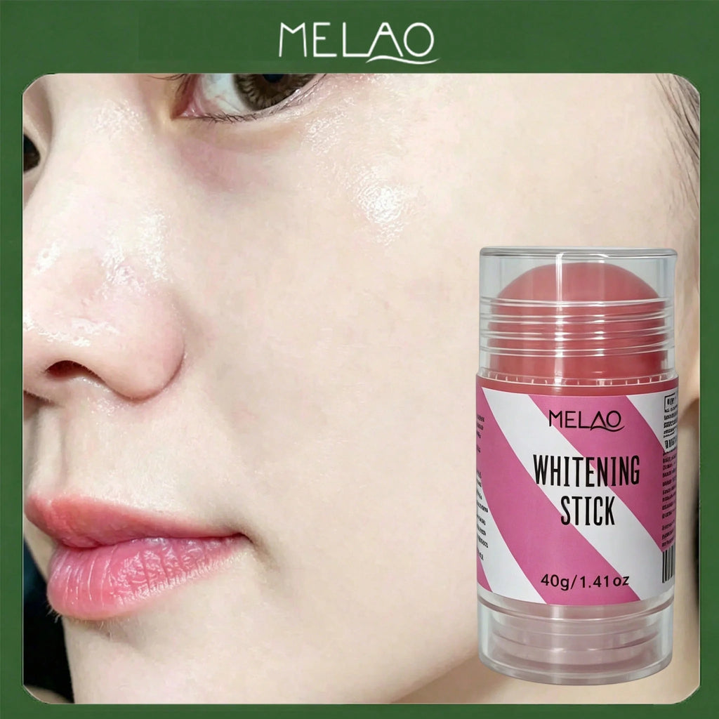 Melao Whitening & Brightening & Moisturizing Skin Care Stick, Evens Skin Tone & Brightens Dull Skin, Face & Body Daily Skin Care Qme