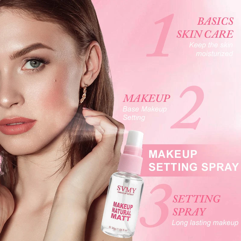 1 Star Flash Quicksand Makeup Setting Spray Long-lasting Fixer Matte& Qme