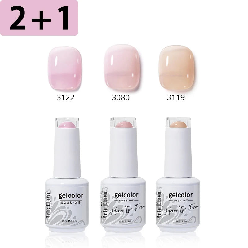 Ice-transparent Nude Gel Nail Polish 2026 Popular Daily Gentle Jelly Qme