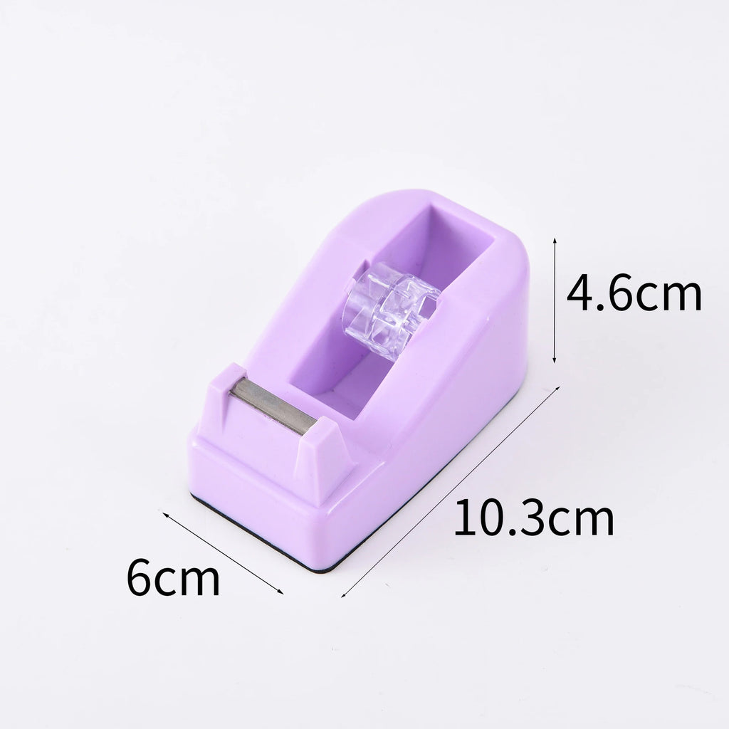 Tape Dispenser Stationery Adhesive Tape Cutter Sealing Tape Table Base Dispenser Office Supplies Packaging Tapes Dispenser Qme