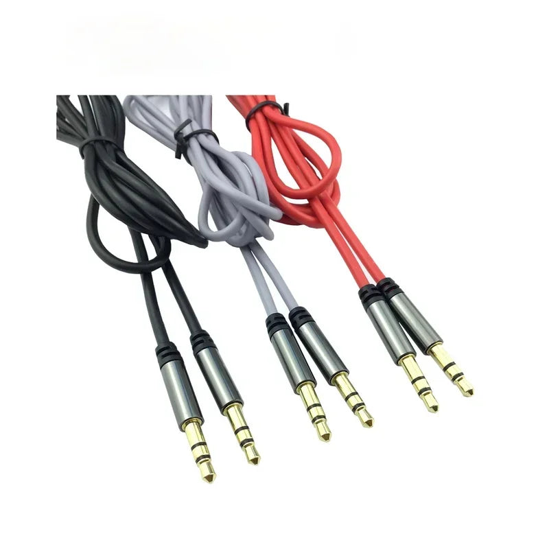 Cable 3.5mm Jack New 3.5mm Male To Male Car Aux Auxiliary Cord Stereo Audio Cable Wire for Phone IPod Mp3 Qme