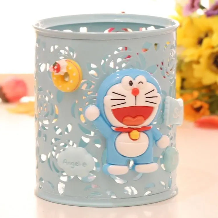 Cute Hello Kitty Metal Desktop Pen Holder Decorative Storage Box Qme 5