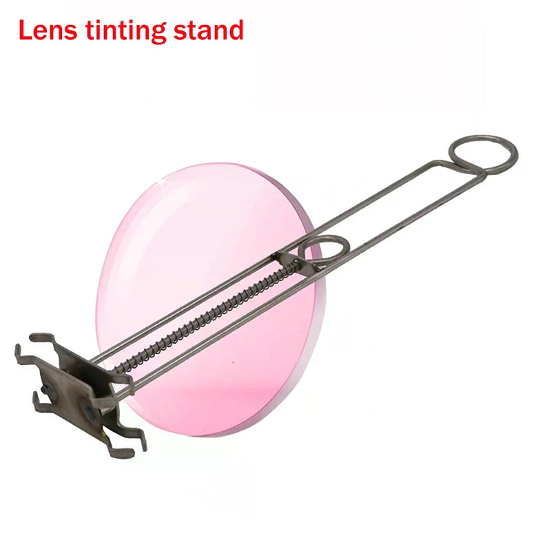 Lens Staining Tool Holder, Tinting Clip, Tint Bath Clamp, Metal Stretch, Spring Clamp, Staining Tool Qme