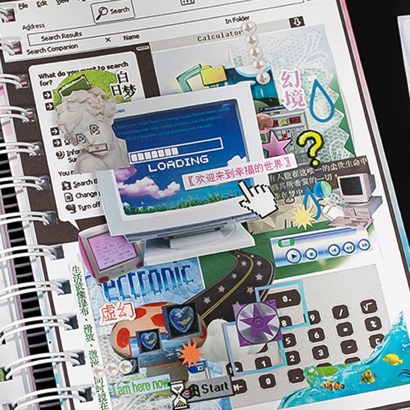 Rich Elements Memory Scrapbook Kit, Nostalgic Healing Craft Supplies, Must-Have for DIY Lovers & Ideal Gift Qme