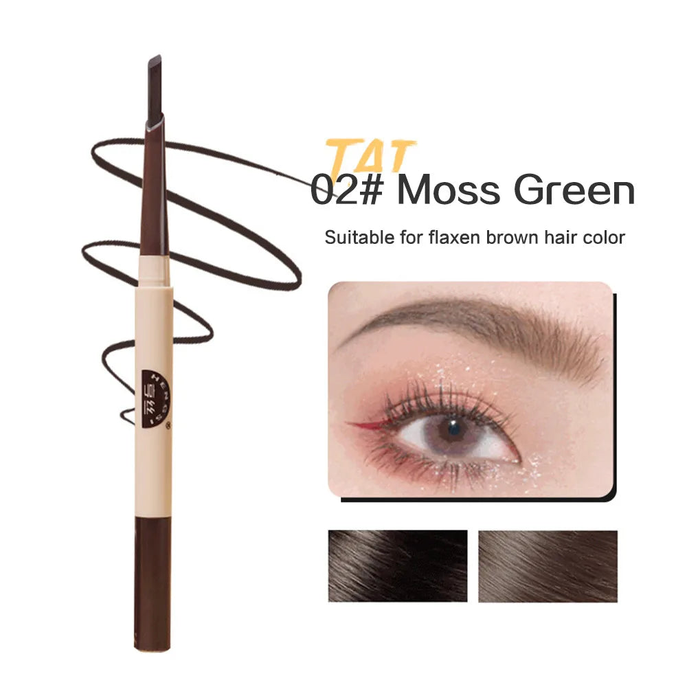 Automatic Double-ended Eyebrow Pencil Long-lasting Three Dimensional Qme HS1030-2