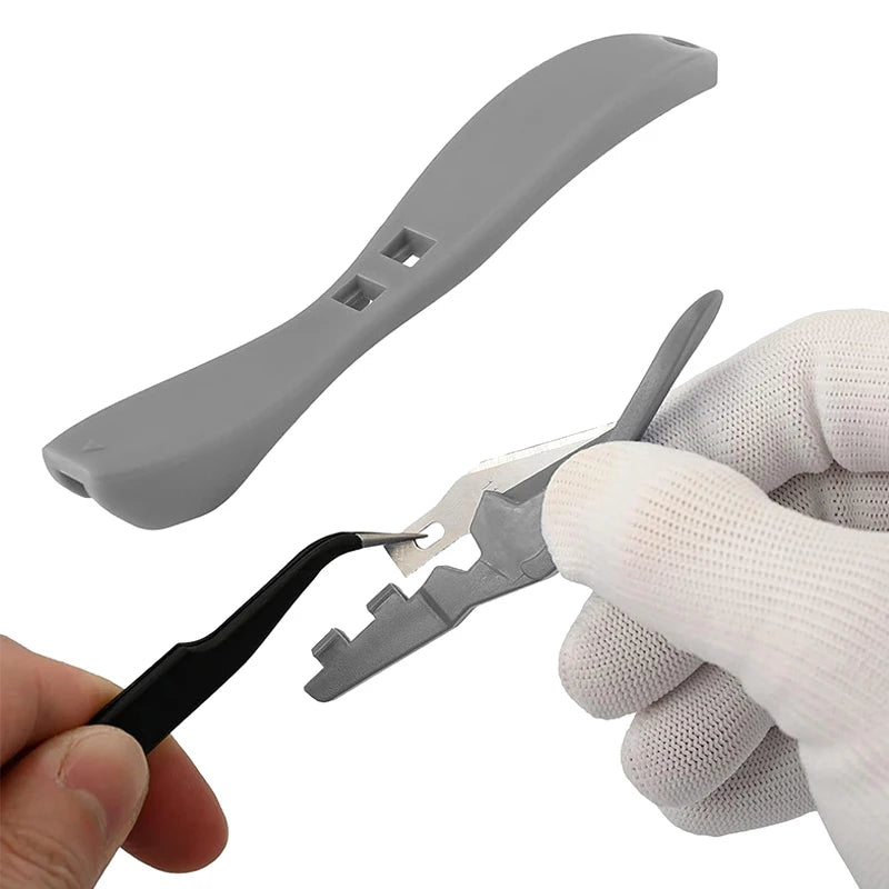 Wrap Film Cutter Knife Blades Carbon Fiber Vinyl Wrapping Paper Back Qme
