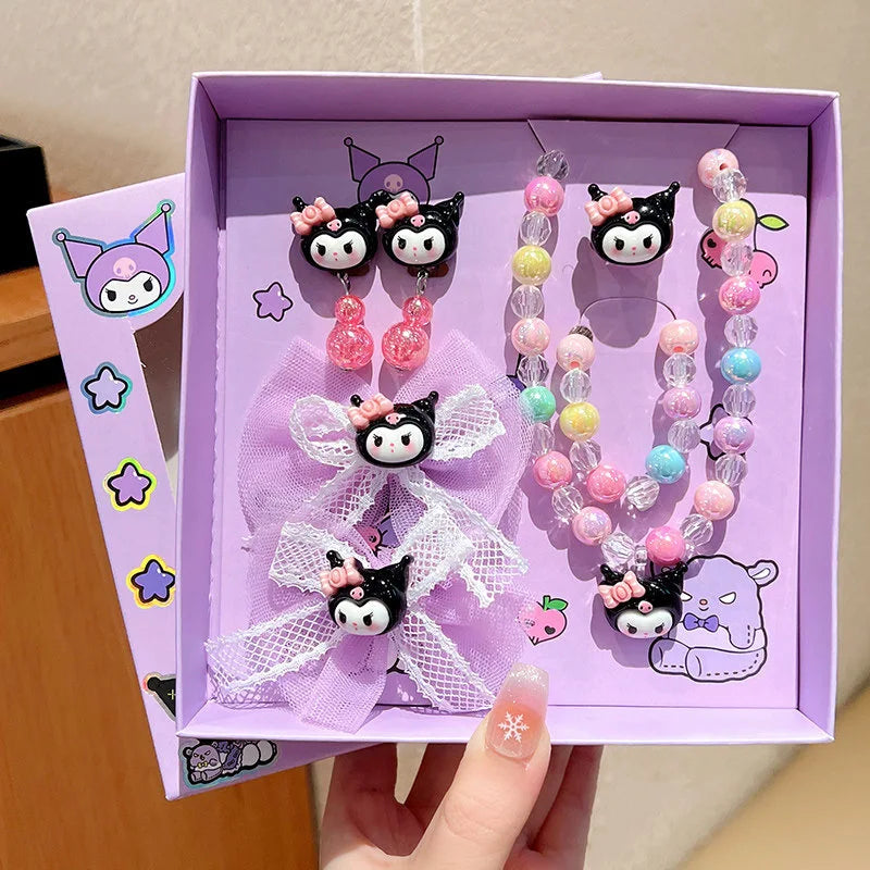 Hello Kitty Kuromi Cartoon-style Sweet Jewelry Student-style Qme 6