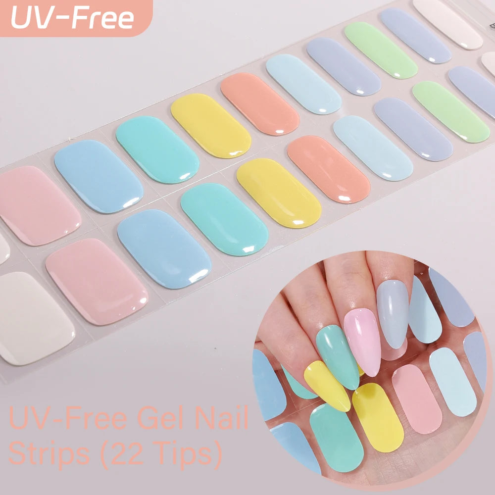 22Tips Full Cover Nail Stickers Valentine's Day Love Polish Sticker Qme BSA-0272