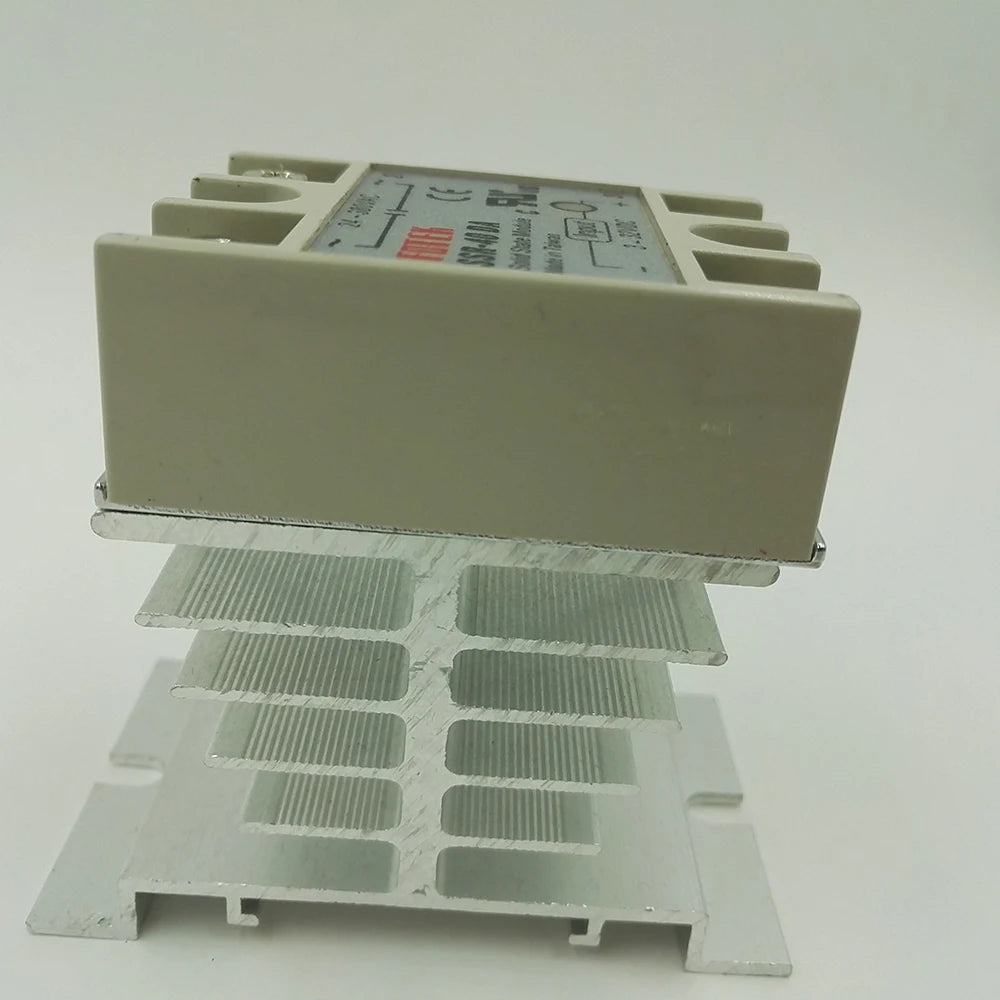 Single-phase Aluminum Solid State Relay Heat Sink Radiator Cooling Qme
