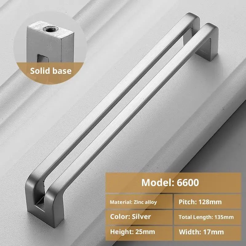 Nordic Furniture Handles Gray Black Brushed Kitchen Cabinet Pulls Handle For Cabinets And Drawers Knobs Kitchen Accesso Hardware Qme A8