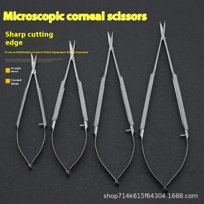 Ophthalmic Instruments Microsurgical Corneal Scissors Hand Surgical Qme