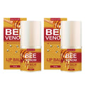 Bee Venom Lip Balm: Hydrating and Moisturizing, Gives a Translucent Shine, Soft and Lightweight, Instantly Hydrates, Smooth and Easy to Absorb, Cares for the Lips, Makes Lip Skin Softer and Smoother, Balanced Qme 2Pcs 6g