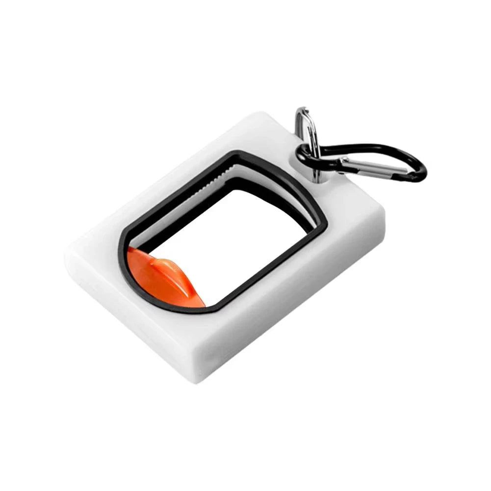 Square Cable Tie Organizer Fluorescent Cable Tie Organizer Portable Reusable Storage Cable Tie Holder Cable Tie Storage Tool Qme 1pcs