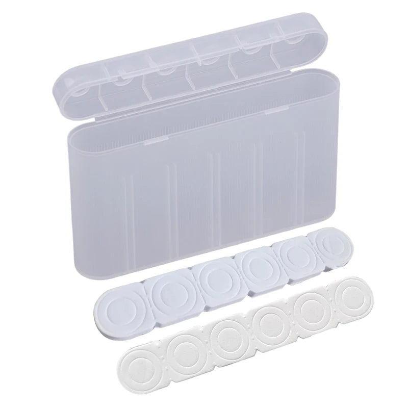 DIY Accessories 6 Slot Waterproof Storage Box 18650 Batteries Qme