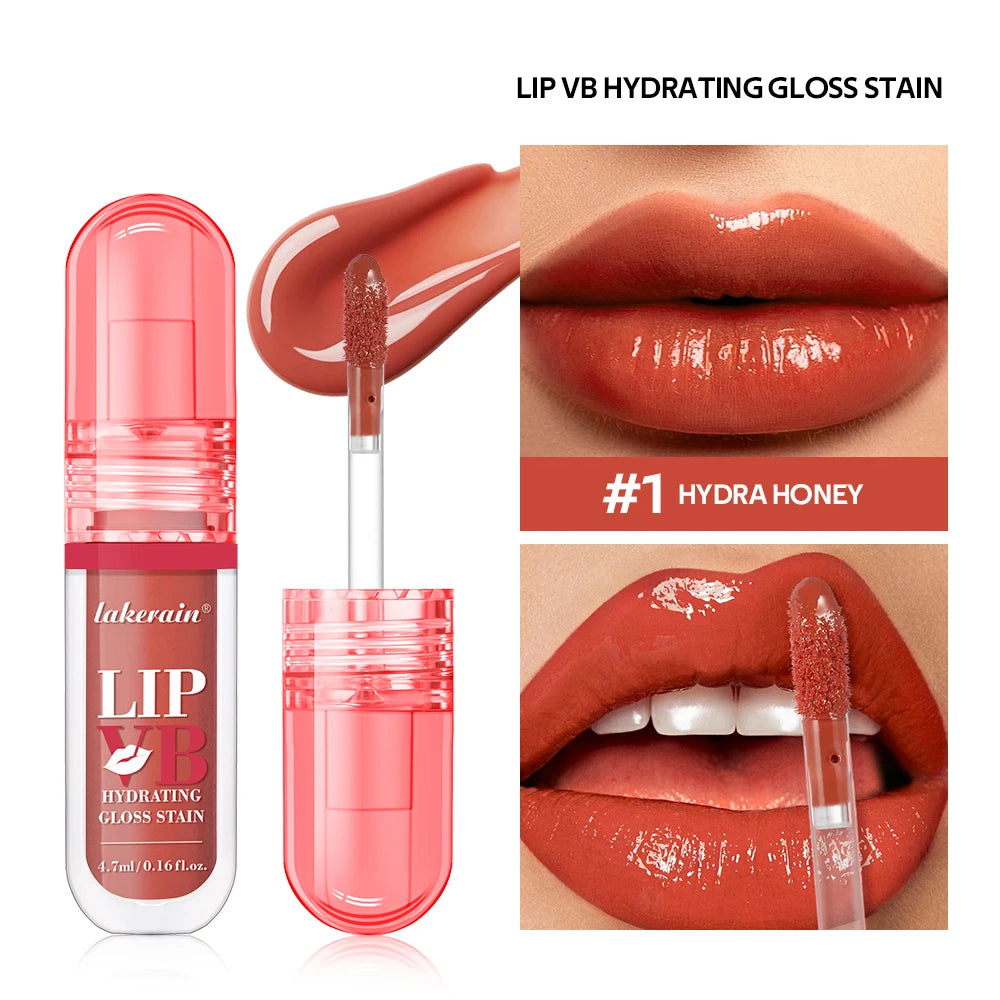 Vitamin B Moisturizing Gloss Lip Glaze Stain Qme 01