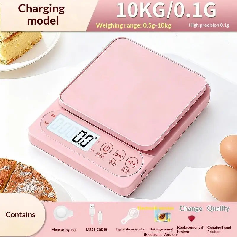 Digital Food Kitchen Scale Accuracy One Touch Tare Function Baking Qme 5 A