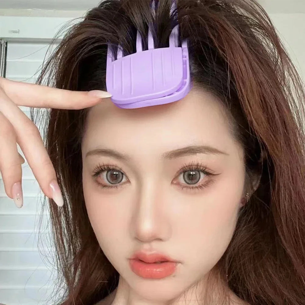 3/6Teeth Fluffy Hair Roots Clips Comb Lazy Hair Top Styling Curling Barrel Portable Korean Hairs Clip Volume Wind Sculpting Comb Qme