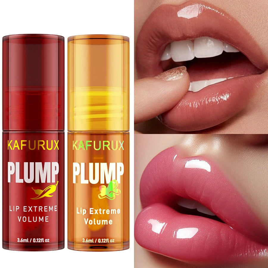 Lip Plump Long Lasting Oil Moisturizing Gloss Serum Instant Qme