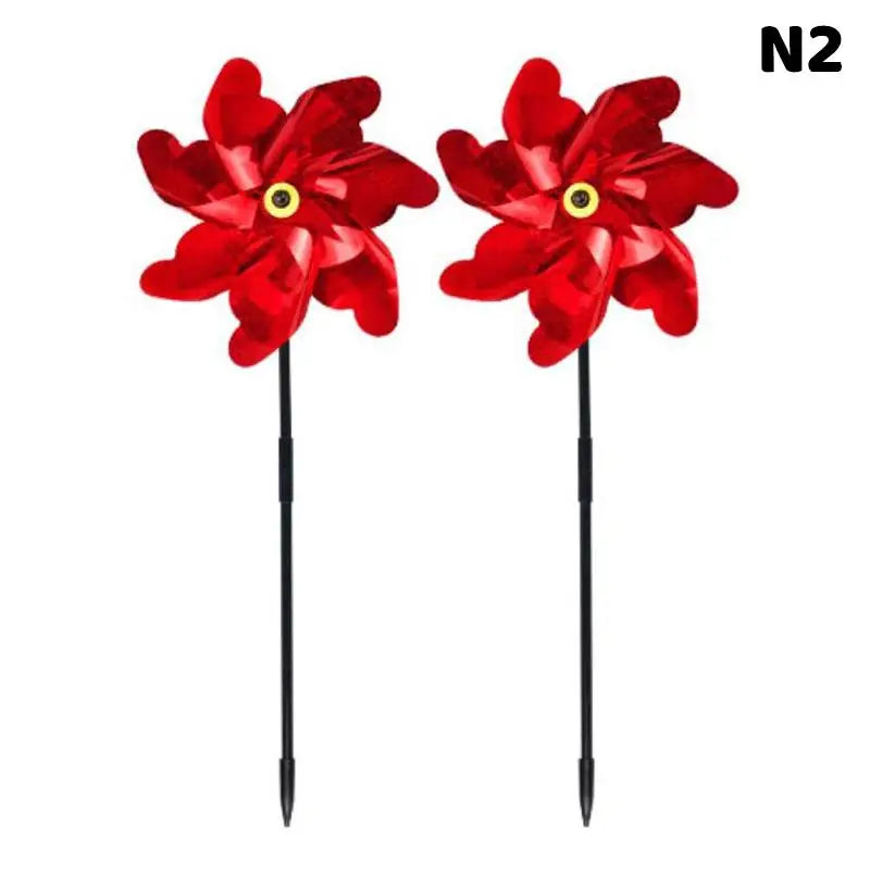 Creative Outdoor Garden Lawn Yard Decoration Bird Repellent Windmill Qme 2