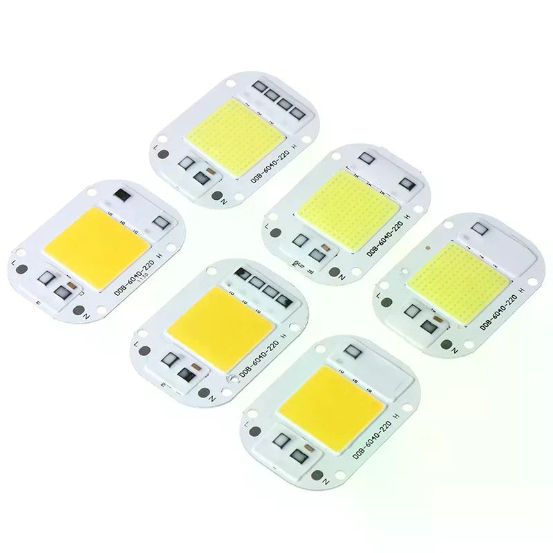 LED Chip 20W 30W 50W AC110 220V Smart COB Lamp Beads Without Driver Qme