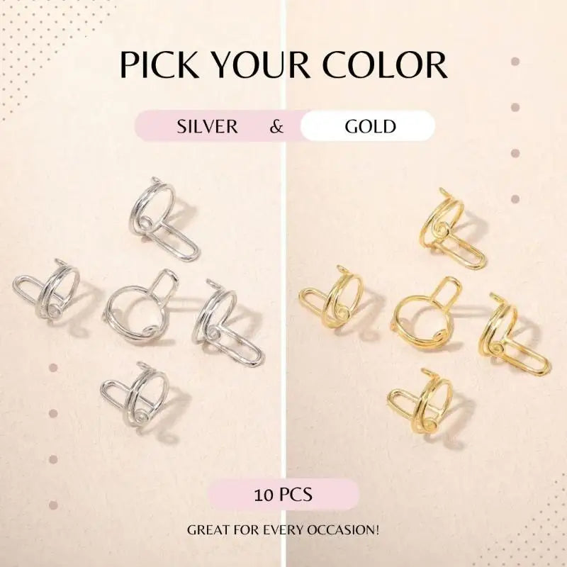 Stylish Nail Rings Women Elegant Fingertip Cover Daily Use Reuse Qme