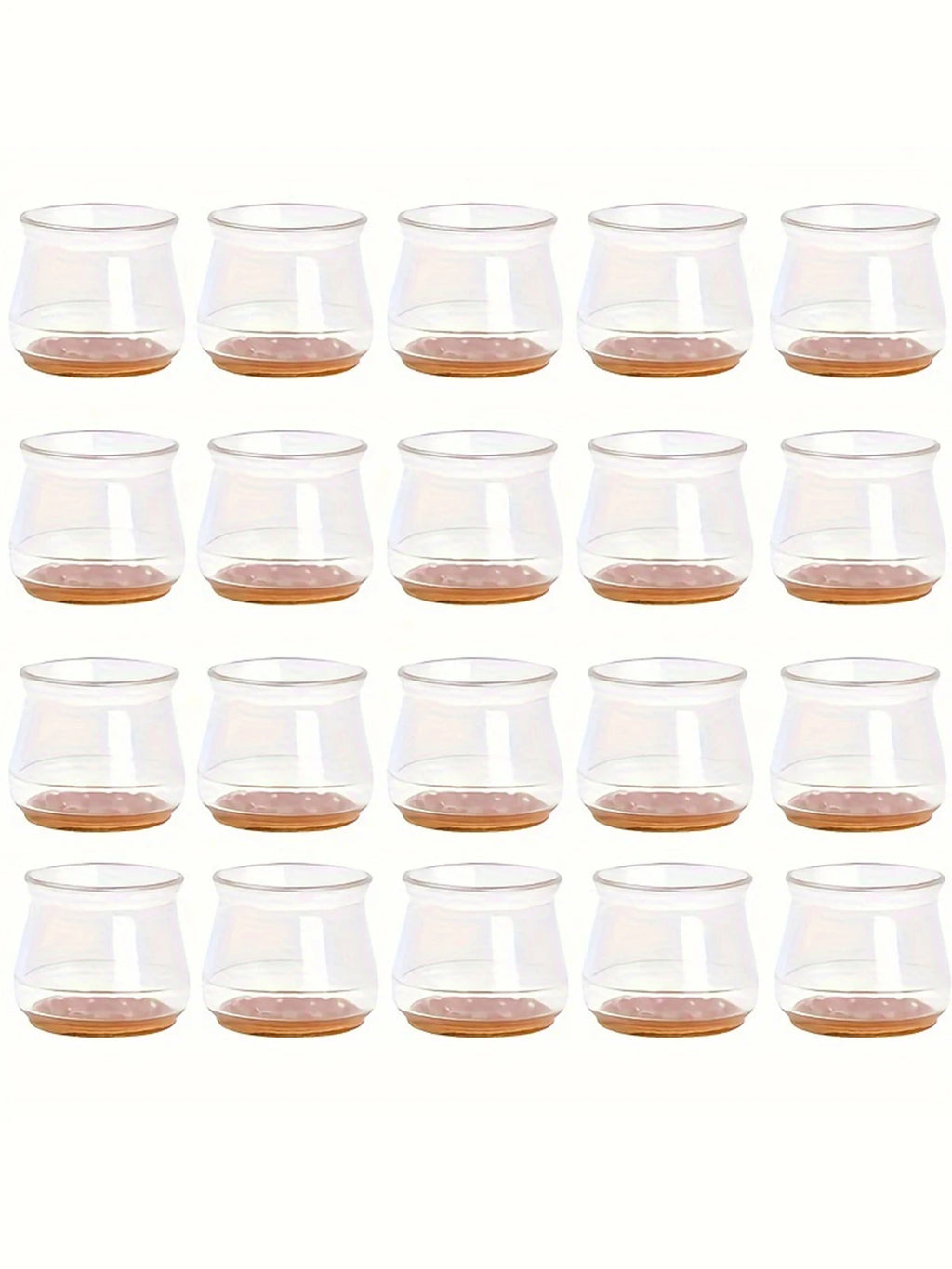 20-Pack Elasticity Wear-resistant Heat-insulating Round Protective Qme