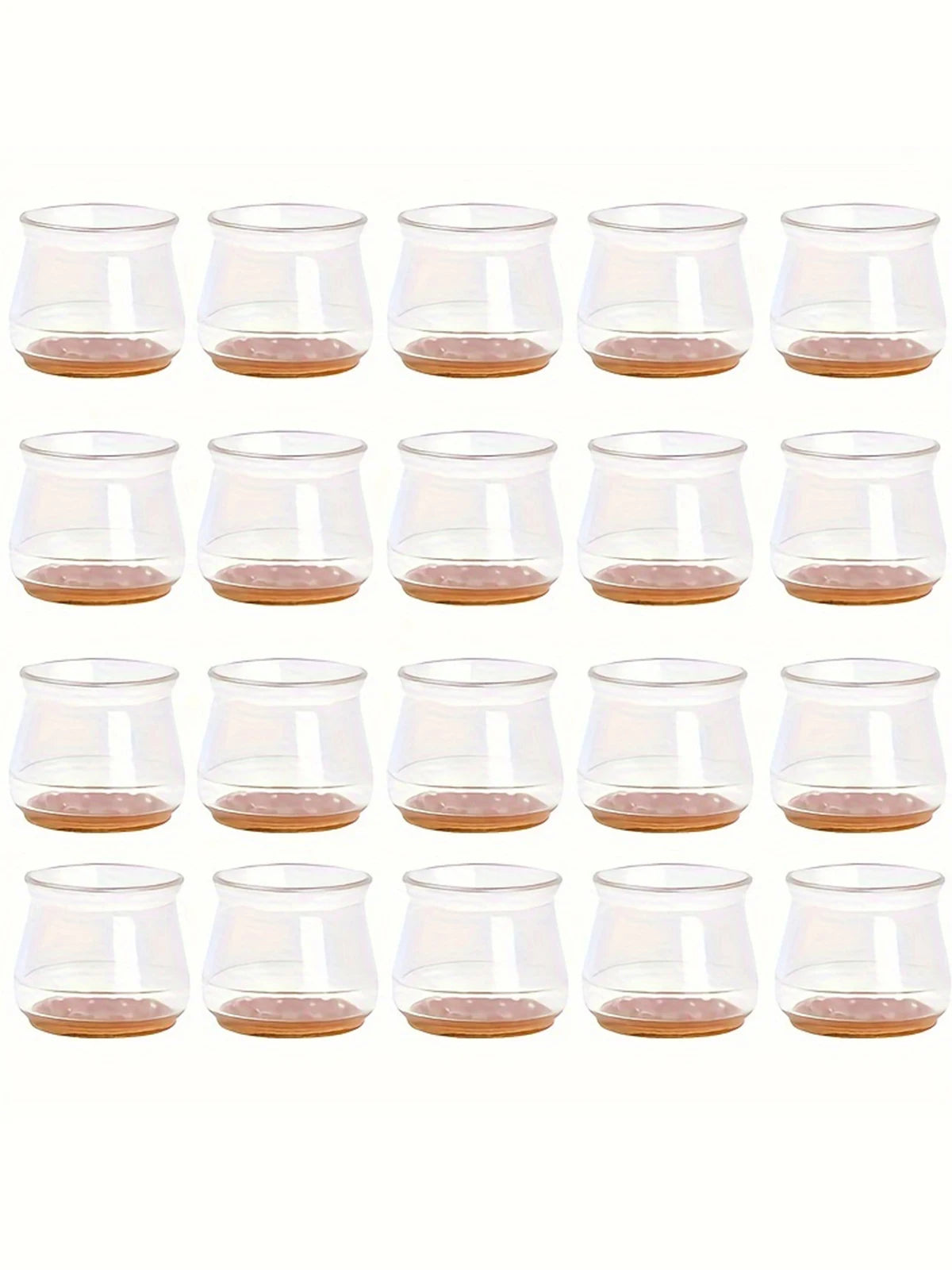 20-Pack Elasticity Wear-resistant Heat-insulating Round Protective Qme