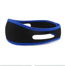 Adjustable Anti-snoring Belt Chin Support Facial Lifting Stretching Qme Blue