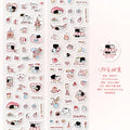 70mm*2m Cute Cartoon Creative Decoration Adhesive Tape PET Die Cutting Tapes Handbook DIY Scrapbooking Collage Journal Stickers Qme A1 stickers