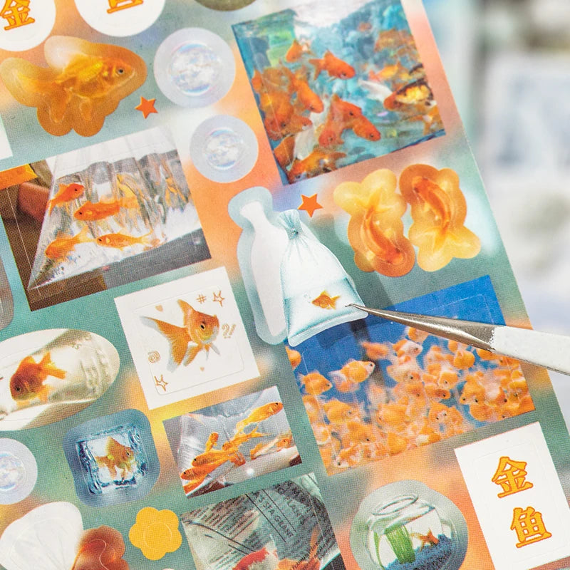 20 Pcs Die cut Stickers book Retro Cartoon Decorative handmade Scrapbooking supplies Diary Sticker Japanese Stationery Stickers Qme