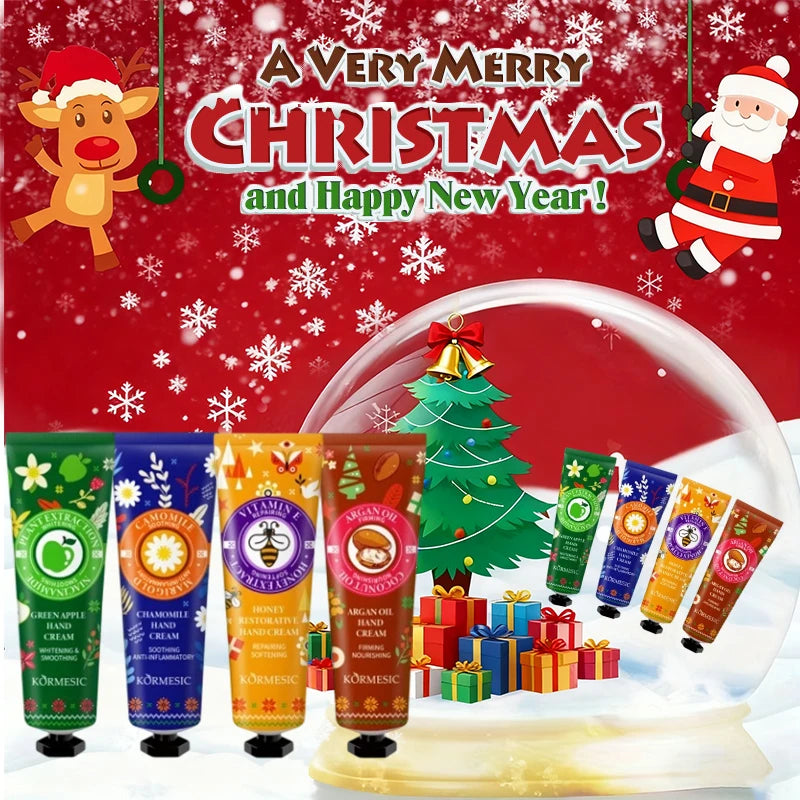 Christmas Hand Cream Moisturizing Dry Cracked Skin Non-oily Travel Qme