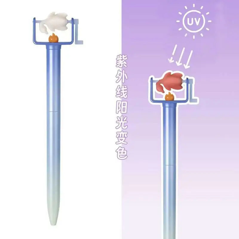 Cute Changing Barbecue Themed Neutral Pen Smooth Writing Gel Students Qme A2